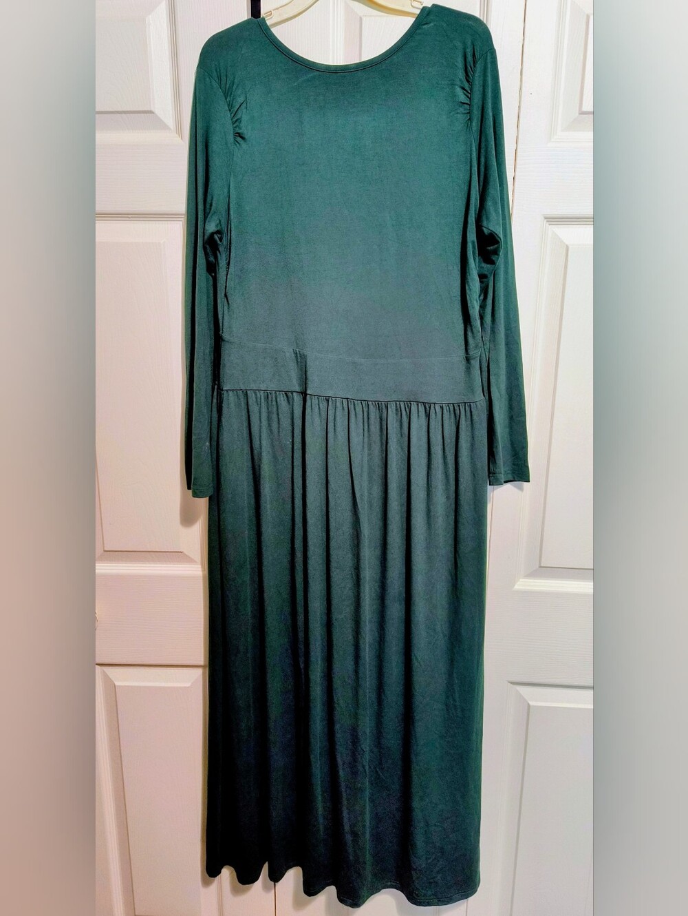 Zesica Women’s Long Sleeve Emerald Green Maxi Dress